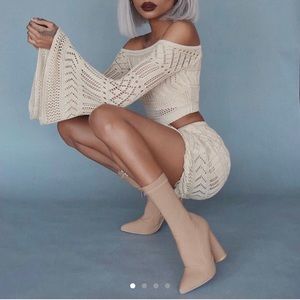 Revolve x House of Harlow 1960 XXS boho knit set